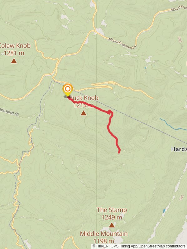 Buck Trail mobile static map