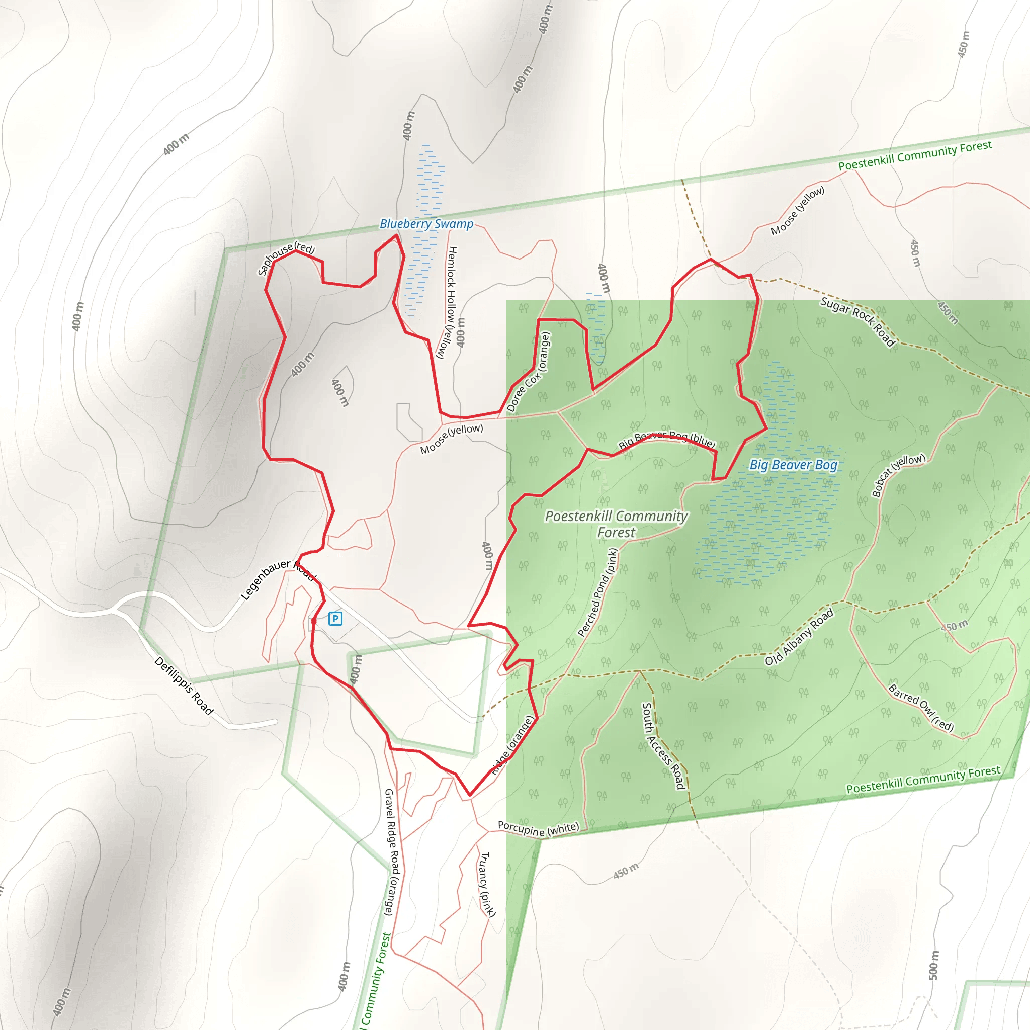 Saphouse - Red Loop mobile static map