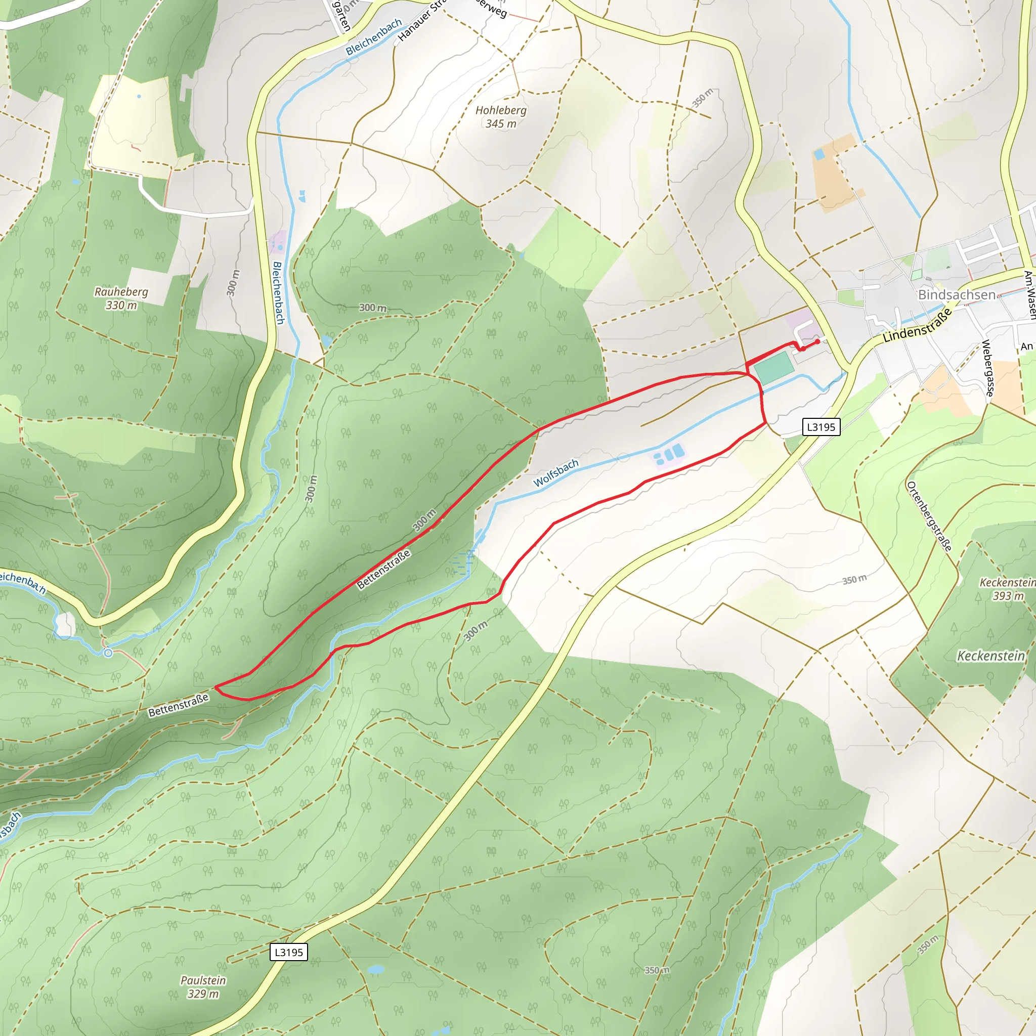Wolfsbach Loop mobile static map