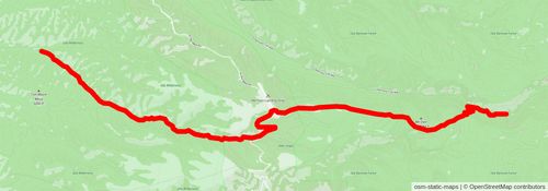 Southwestern Horseshoe Trail stage 129 Map