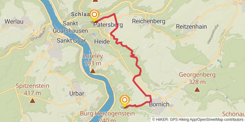 Rheinsteig alt 6 Map