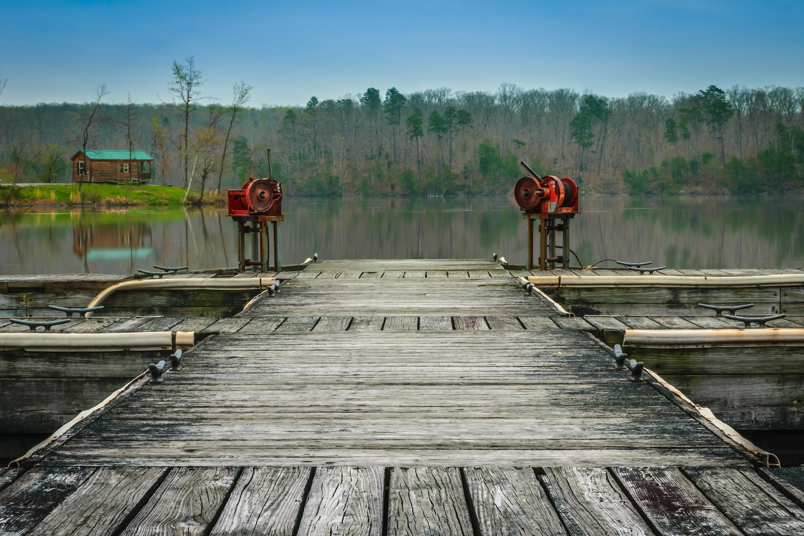 An image depicting the trail Knobstone Trail and its surrounding area.
