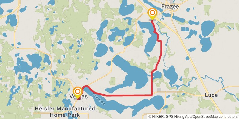 North Country Trail - Minnesota stage 7 Map