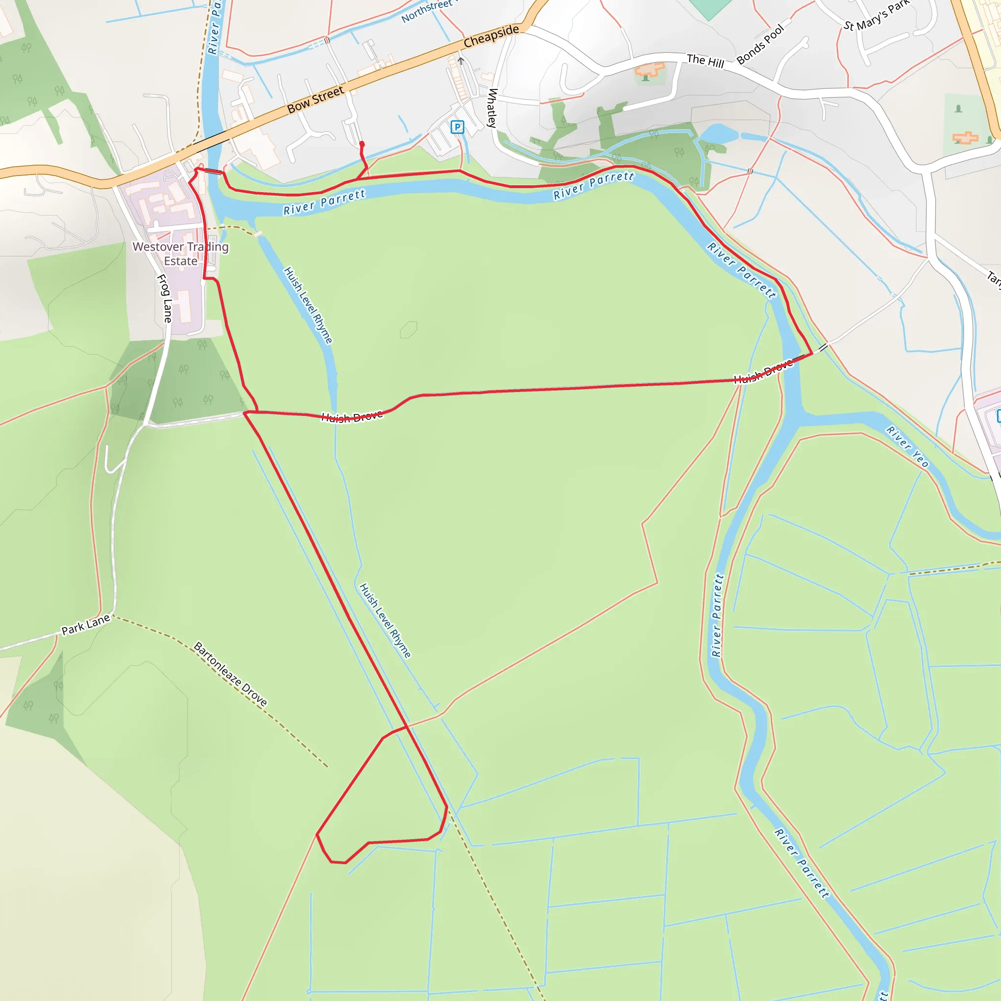 Hush River Rhyme Loop mobile static map