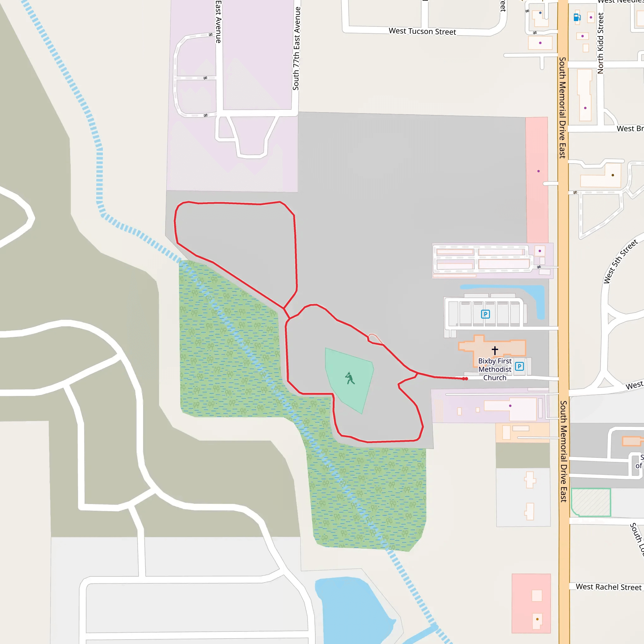 Elsie's Walking Loop Trail mobile static map