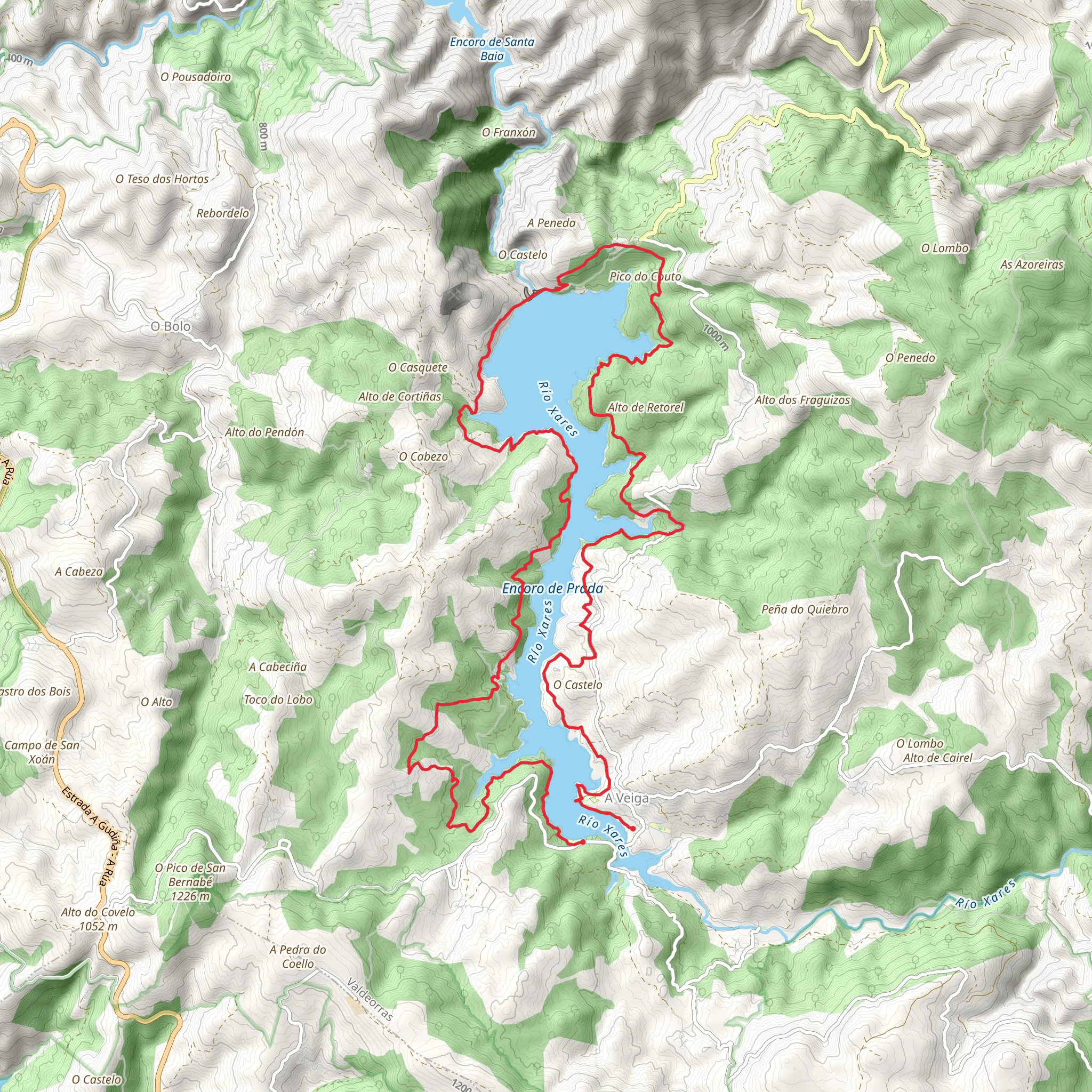 PR G 211 Senda Verde Do Xares mobile static map