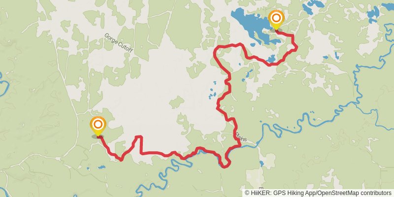 North Country Trail - Michigan Northwest stage 13 Map