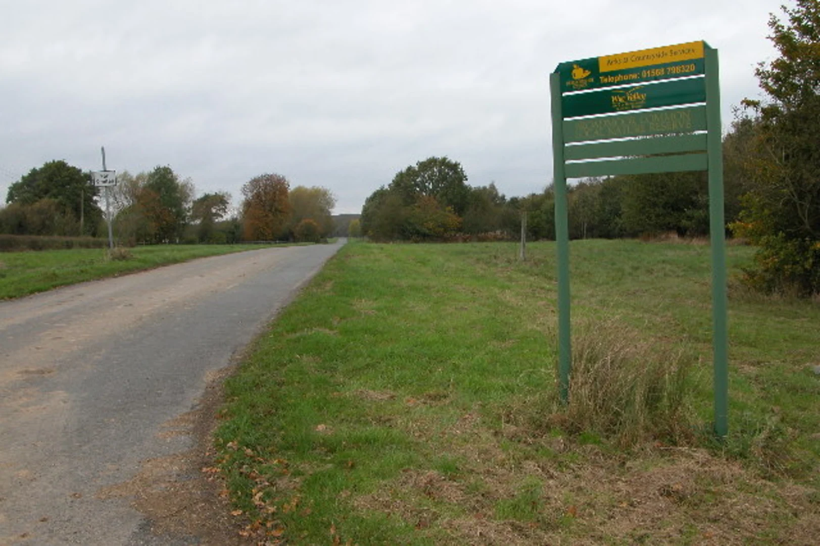 An image depicting the trail Woolhope CIrcular Path and its surrounding area.
