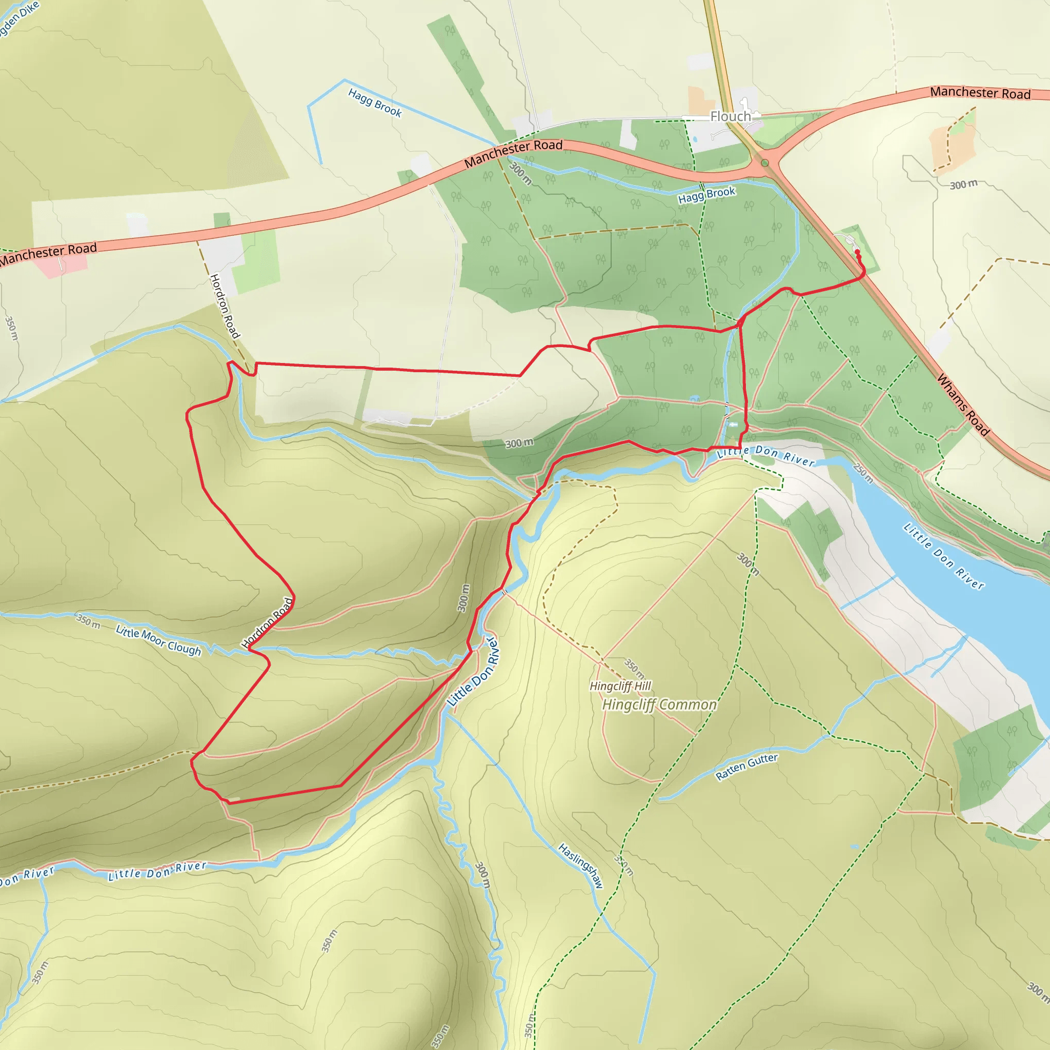 Hordron Road and the Little Don mobile static map