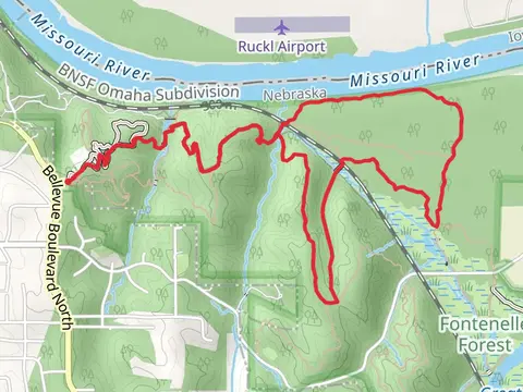 Childs Hollow, Missouri and Handsome Hollo Loop Trail