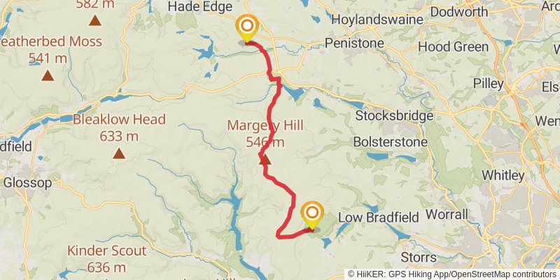 Yorkshire Round stage 6 Map