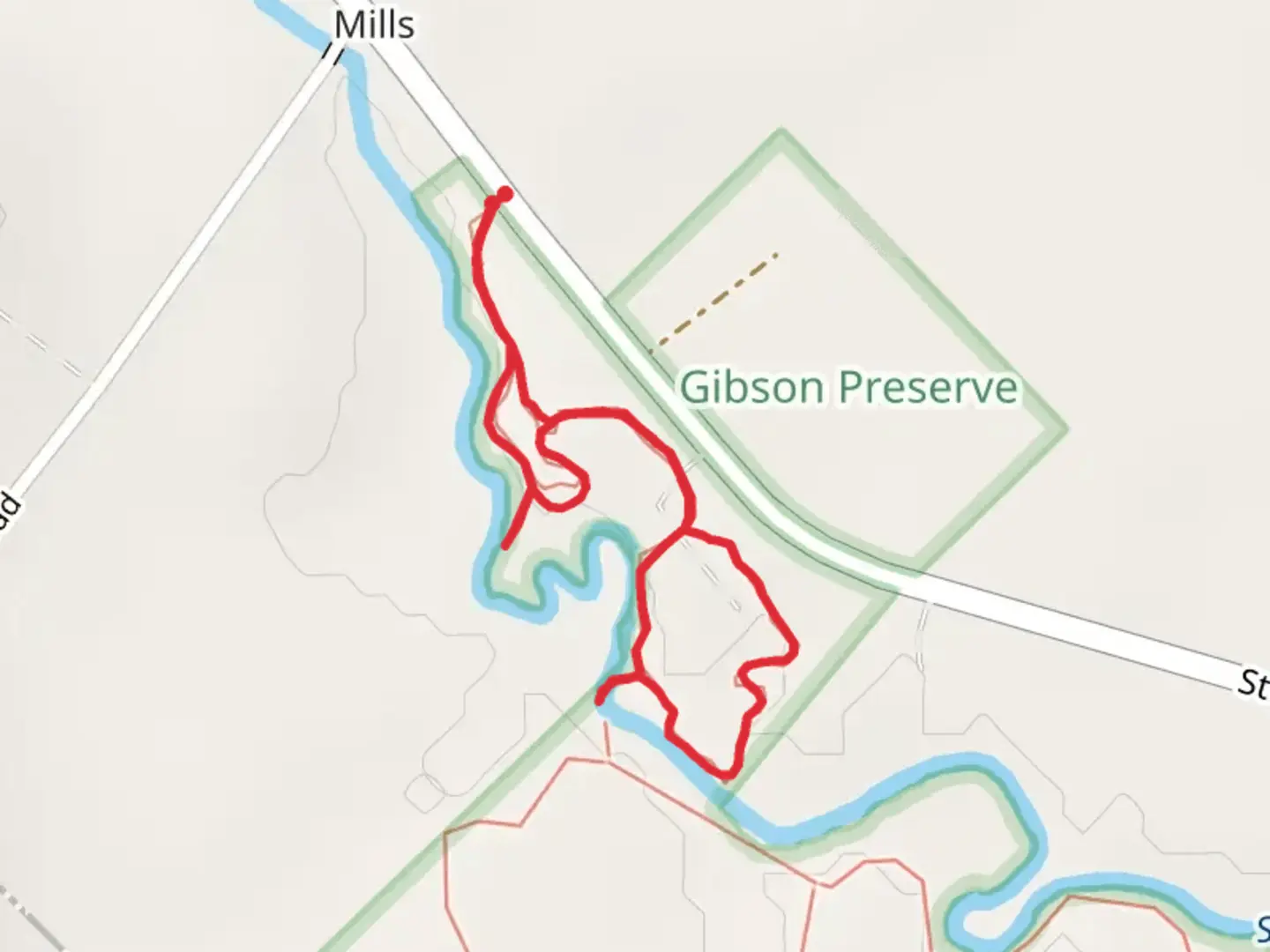 An image depicting the trail Saint George River and its surrounding area.