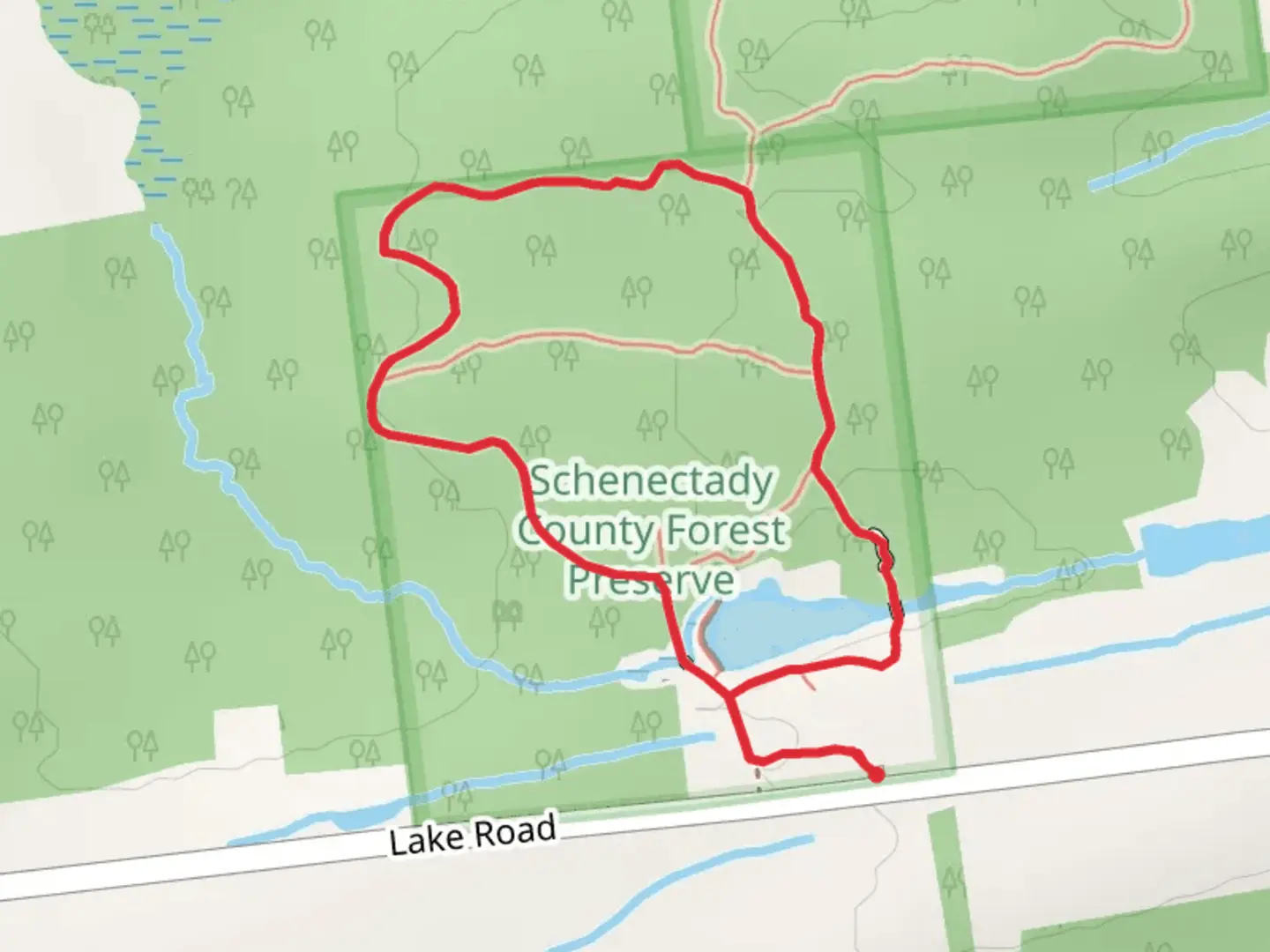 An image depicting the trail Wiggins Family Cemetery Loop Trail and its surrounding area.