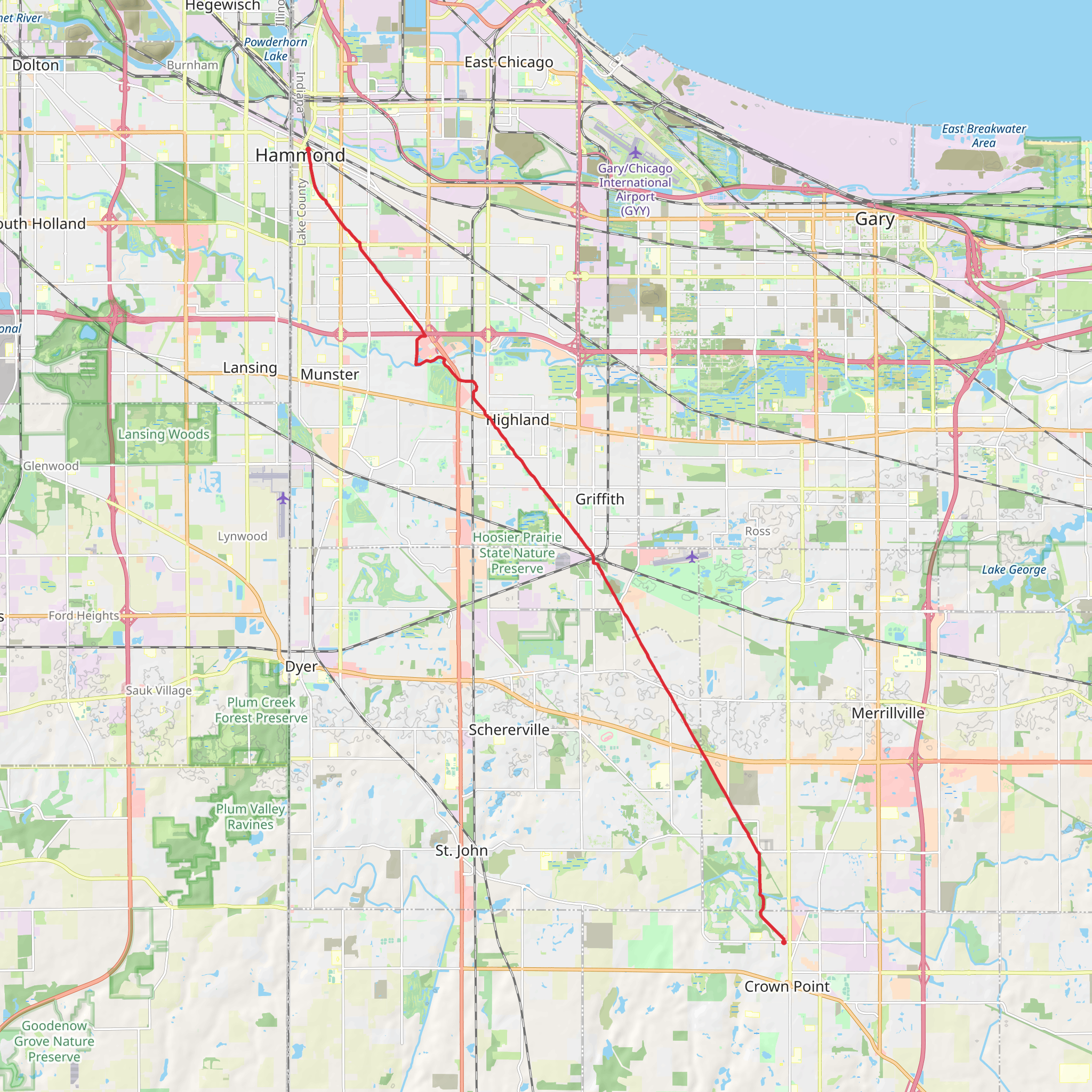 American Discovery and Erie Lackawanna Trail mobile static map