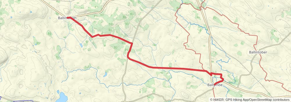 Beara Breifne Way stage 27 Map