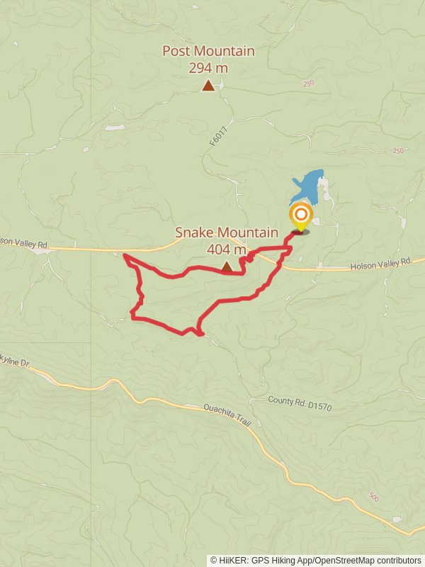 Snake Mountain Loop via Cedar Creek