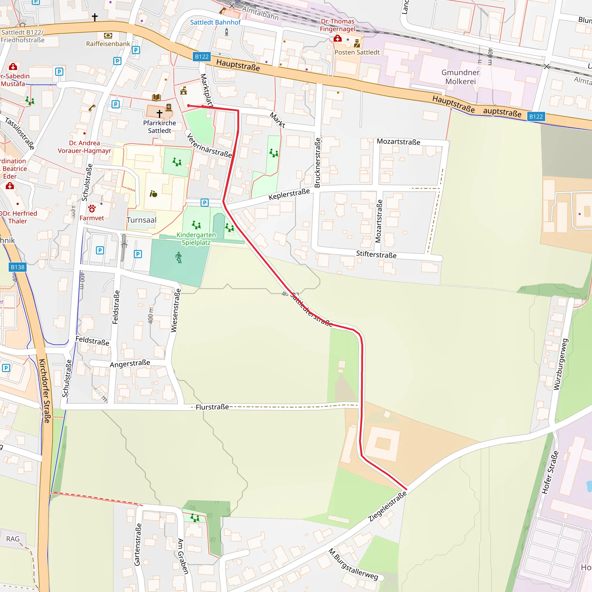 Weigersdorfer Trail mobile static map
