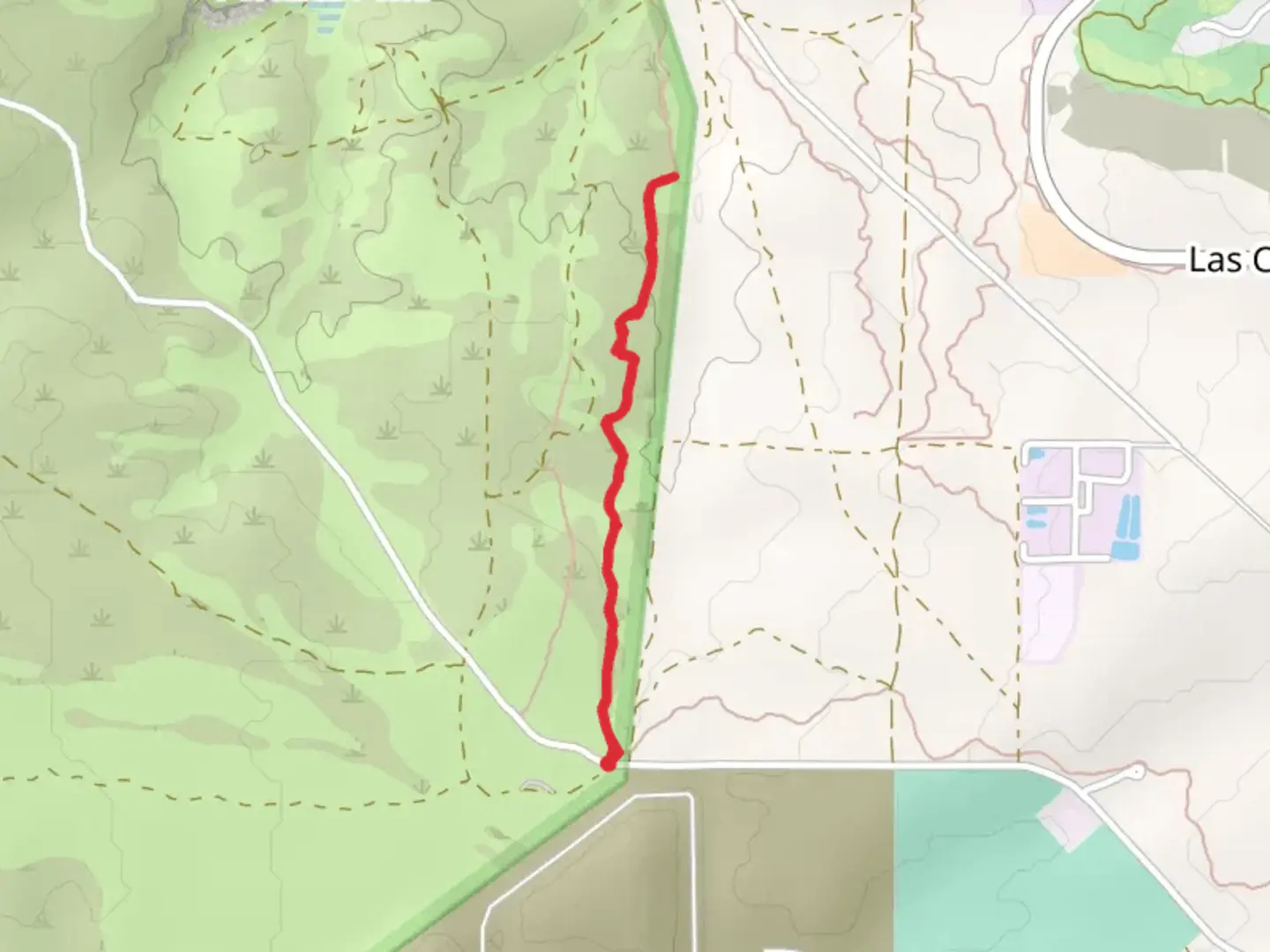 An image depicting the trail El Camino Real Historic Route Trail - Short and its surrounding area.