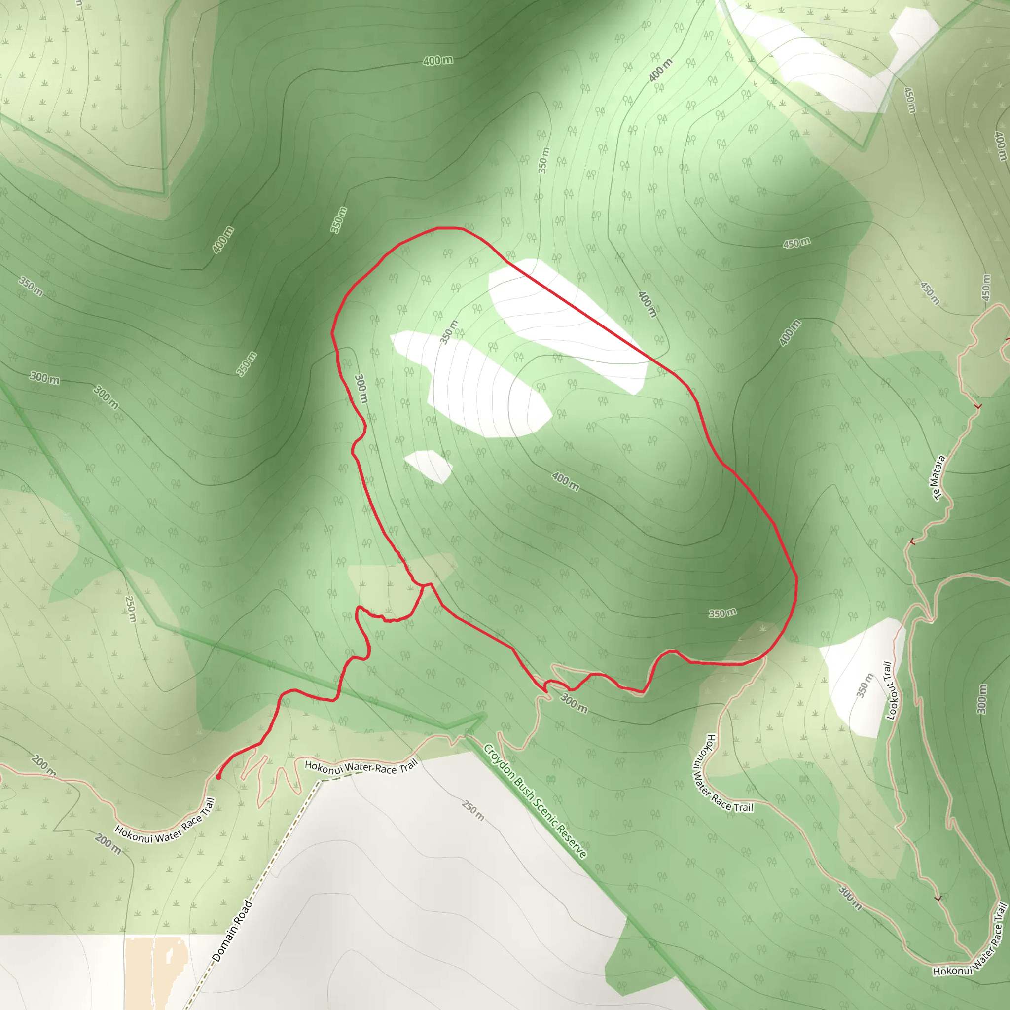 Hidden Valley Route mobile static map