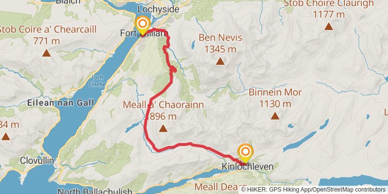 A map preview of the recording Untitled recording.