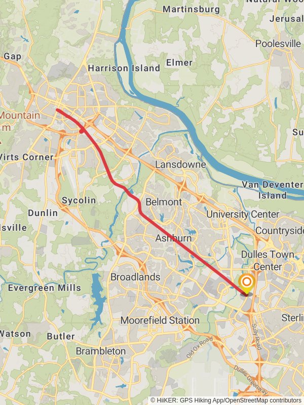 Washington and Old Dominion Trail - Pacific Boulevard