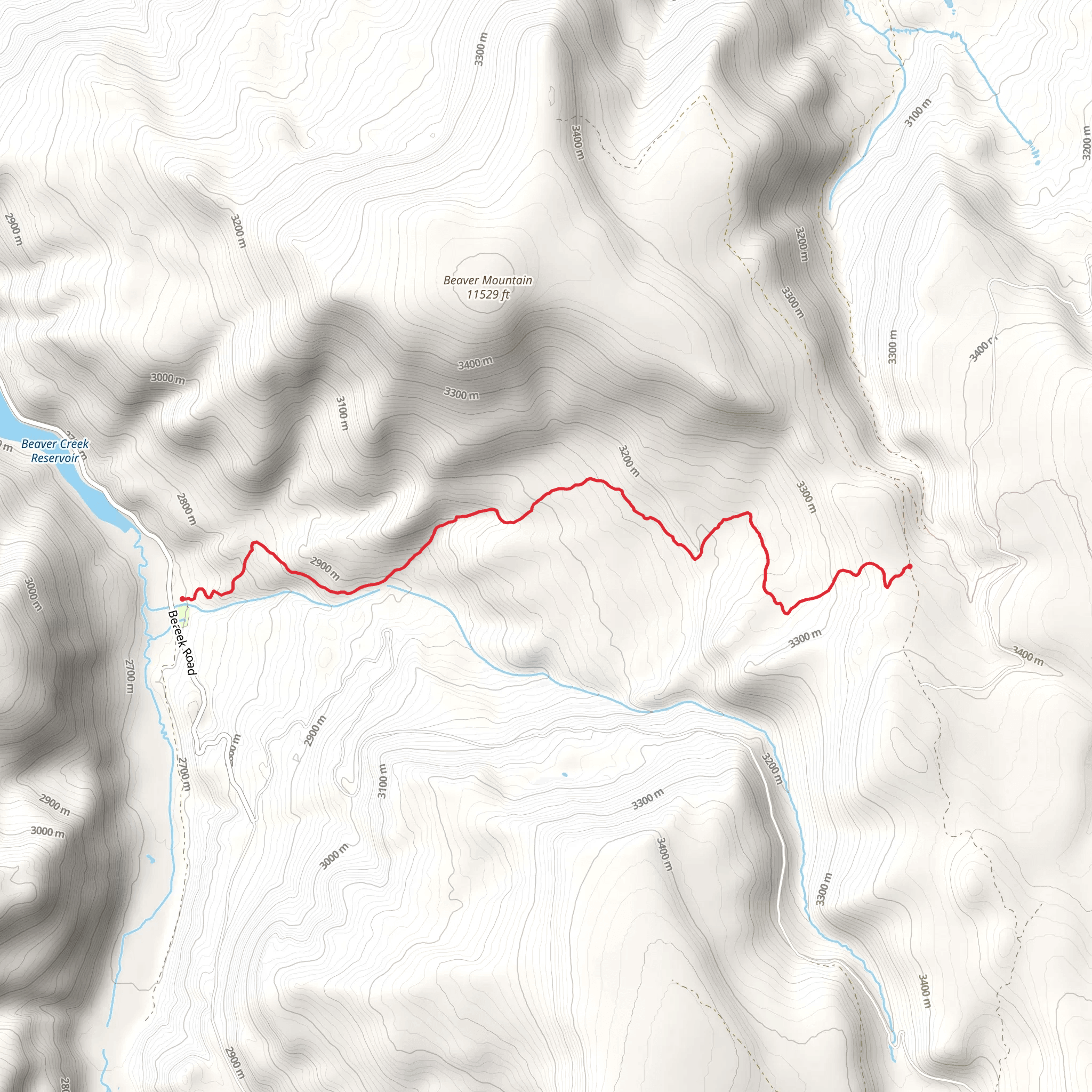 Cross Creek Trail mobile static map