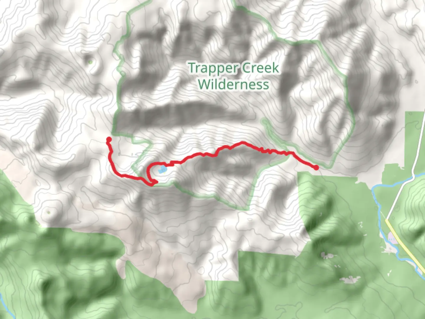 An image depicting the trail Soda Peaks Lake Trail and its surrounding area.
