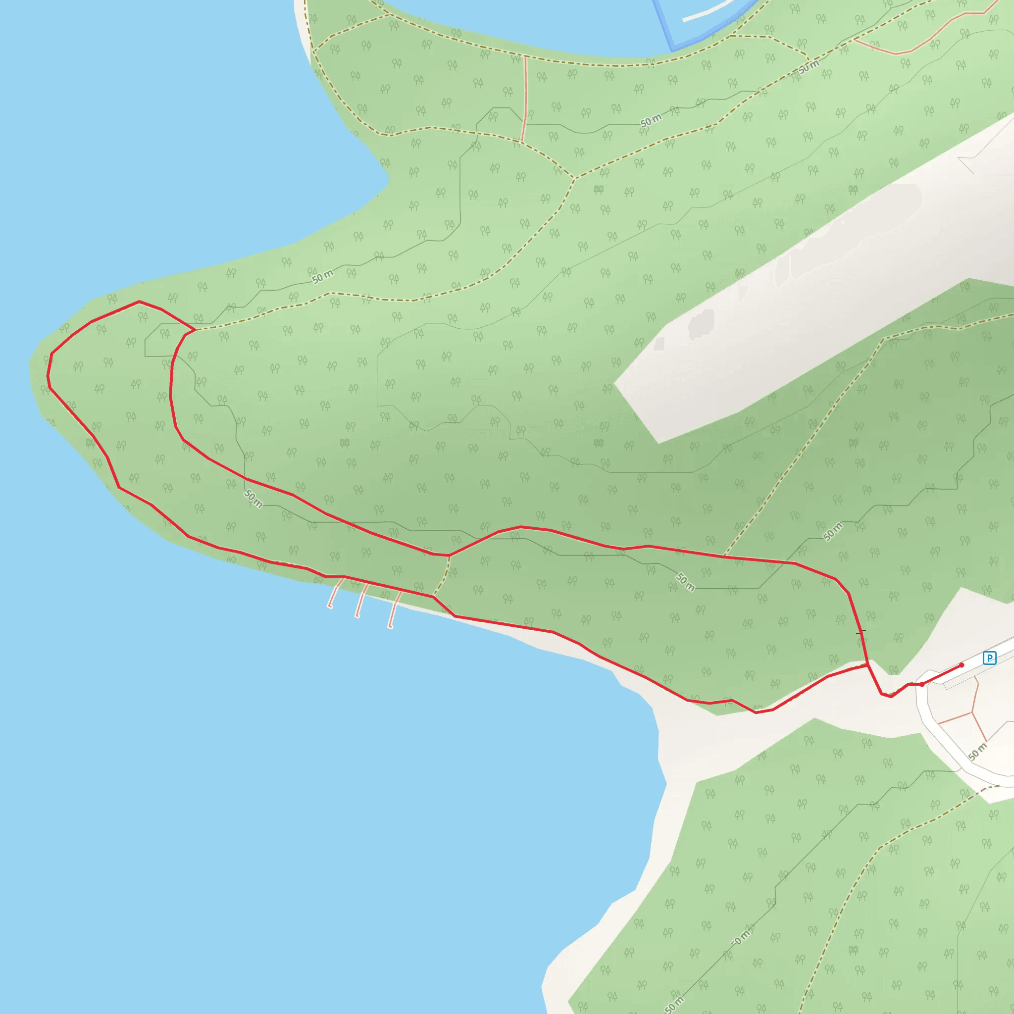 Castle Archdale Red Route mobile static map