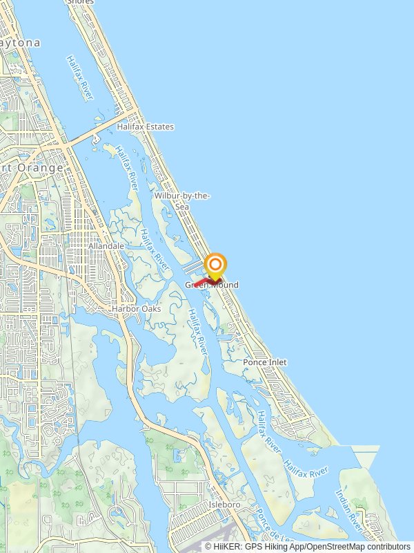 Ponce Preserve Boardwalk and Green Mound Loop mobile static map