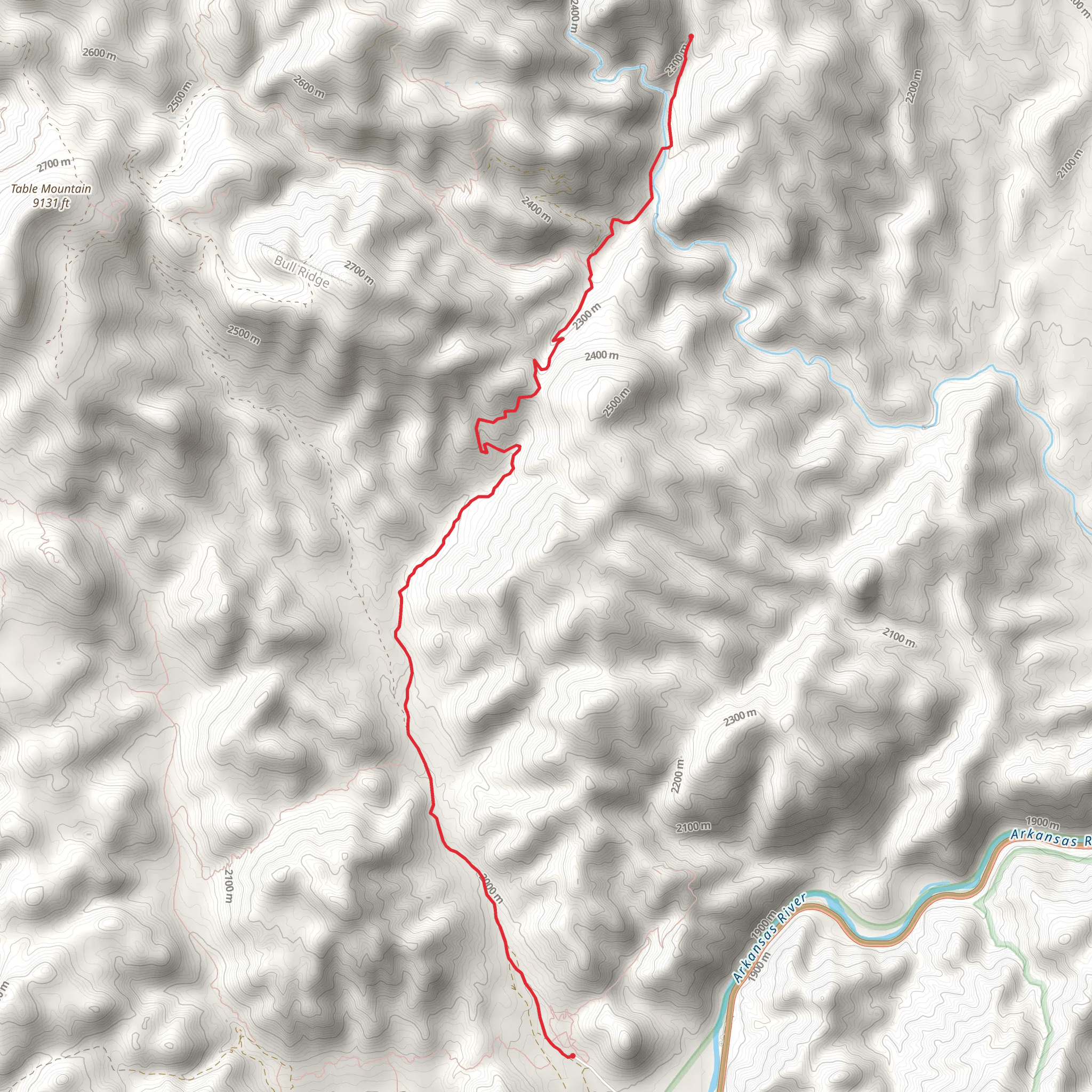 Bull Gulch - Lonestar mobile static map