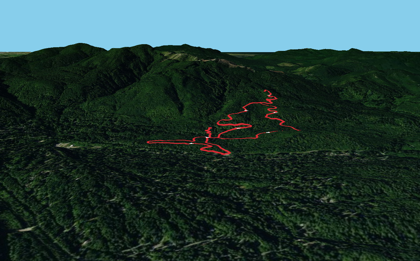 Rufus Creek, Waterfall, Baneberry and Leila June Loop Trail