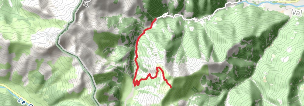Grande Traversata delle Alpi stage 40 Map