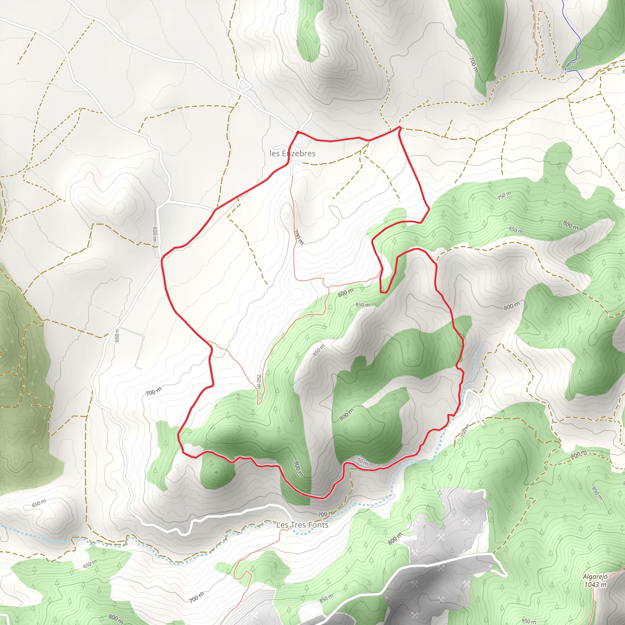 The Pinós - Vedat del Pinós - The Pinós PR CV 003 mobile static map