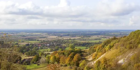 An image depicting the trail Nunburnholme to Thixendale - Wolds Way and its surrounding area.