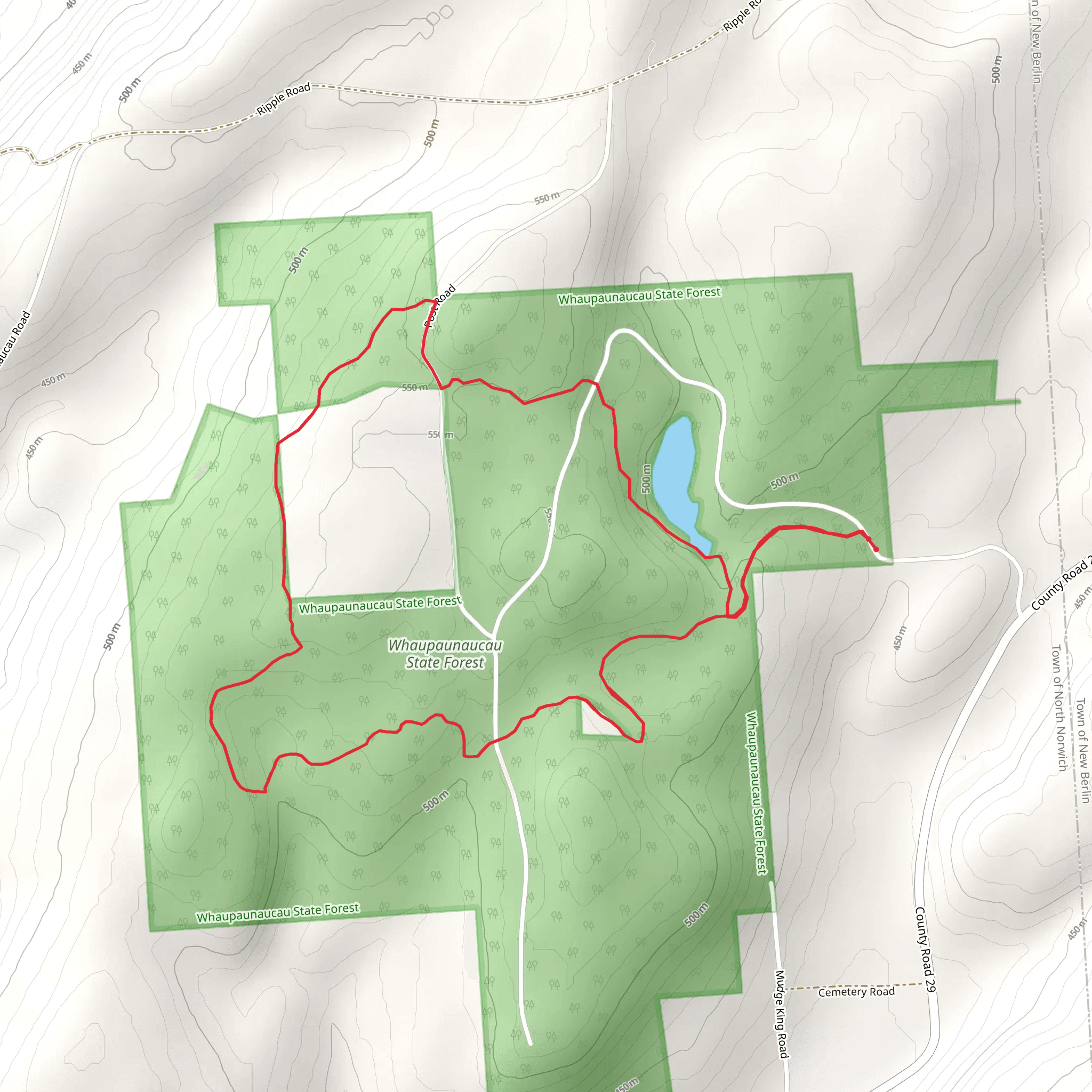 Shale Pit Loop mobile static map
