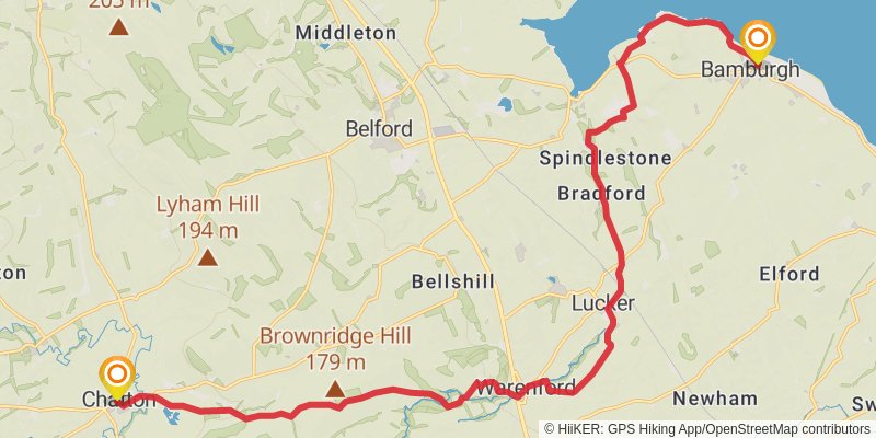 Northern Crossway stage 17 Map