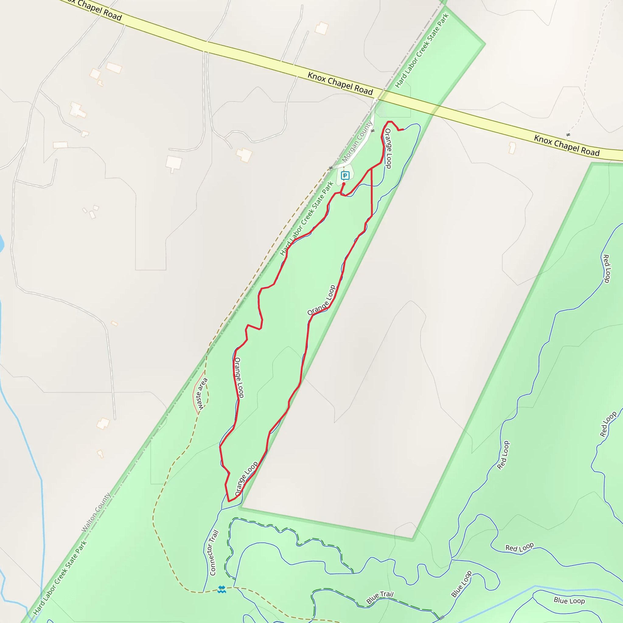 Orange Loop mobile static map
