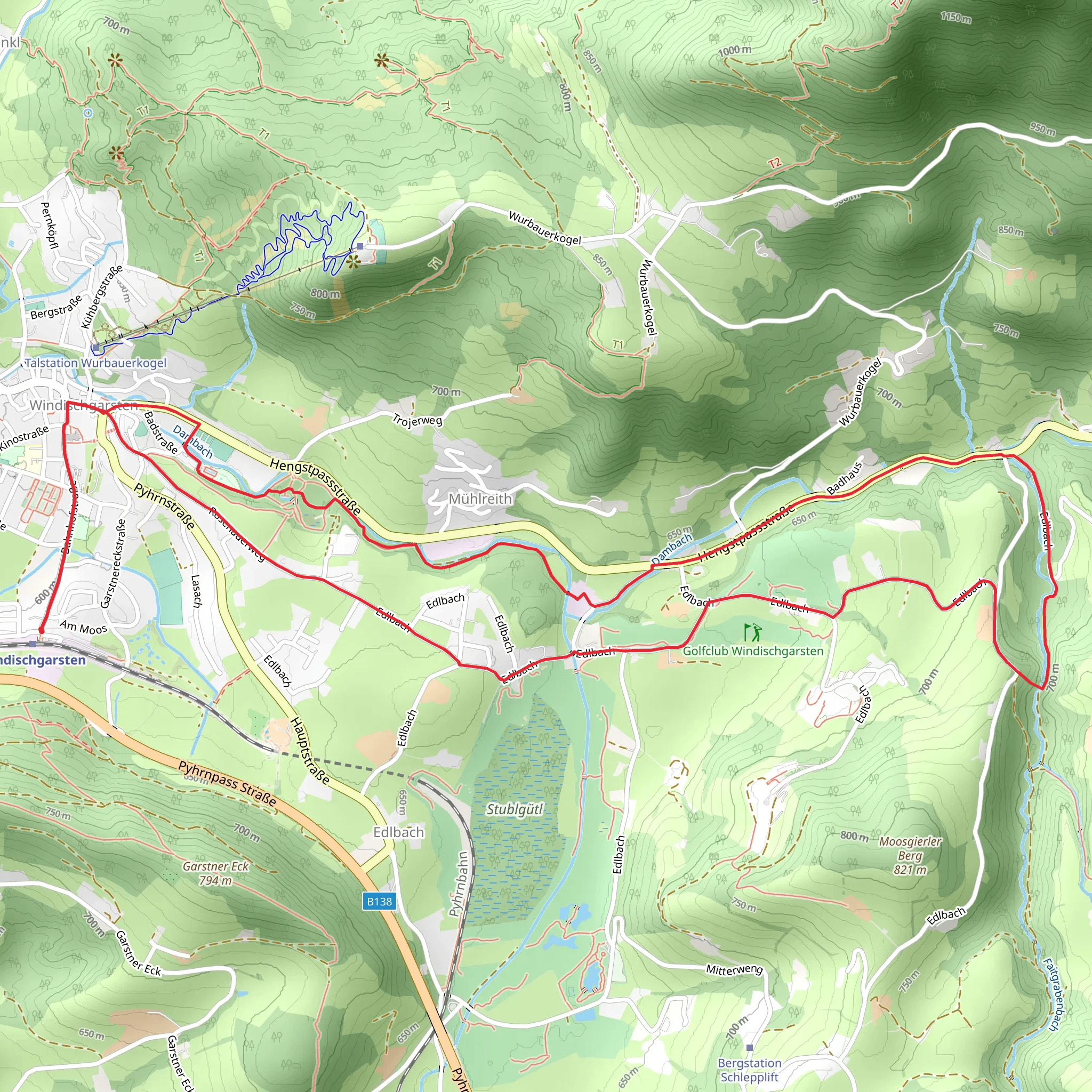 Windischgarsten Loop - Path of Millions mobile static map