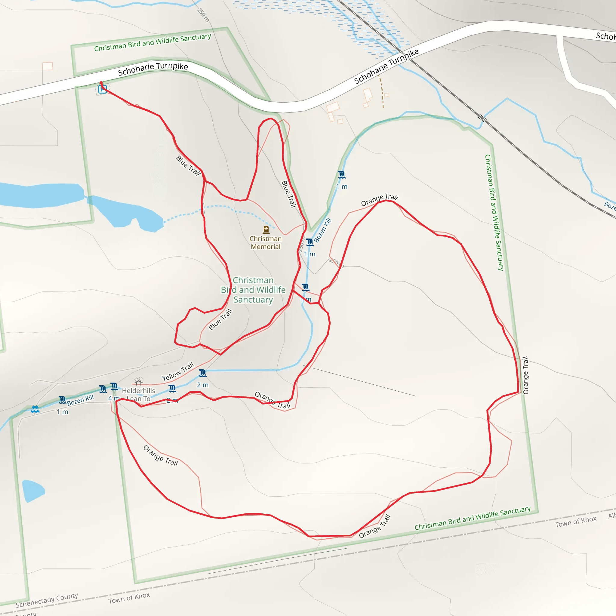 Blue - Orange Loop mobile static map