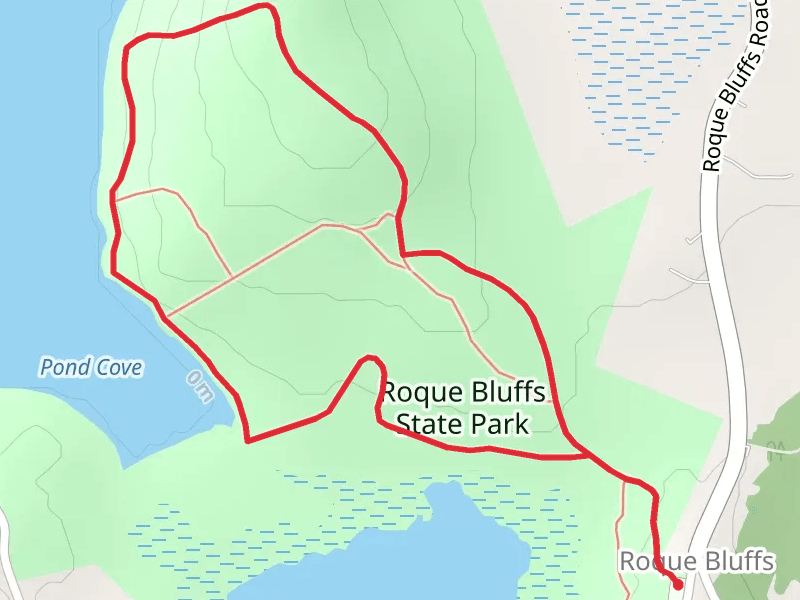Roque Bluffs State Park Loop