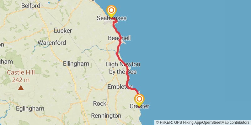 Carlisle to Cat and Fiddle Walk stage 10 Map