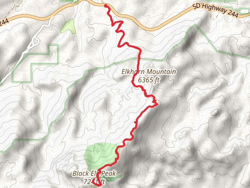 Black Elk Peak via Harney North Trail