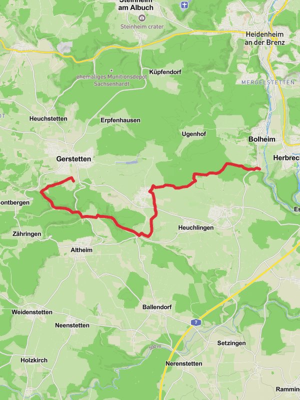 Anhausen to Gerstetten Walk