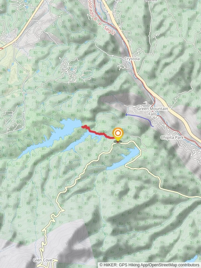 An image depicting the trail South Catamount Reservoir Out and Back and its surrounding area.