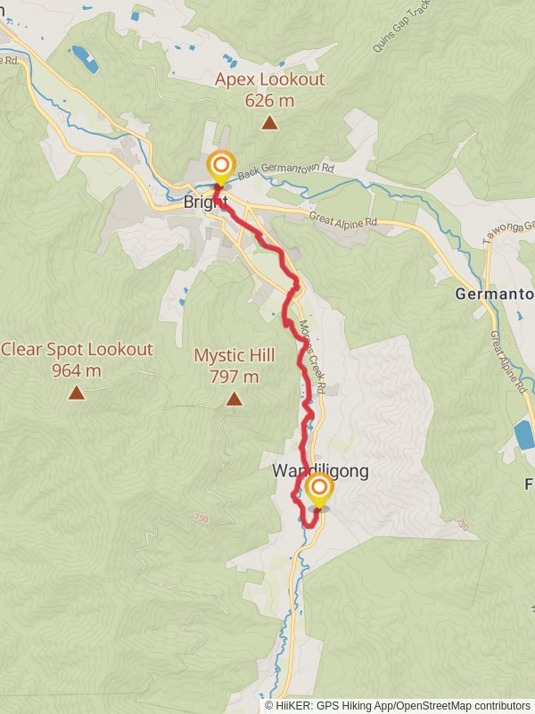 Wandi Walk mobile static map