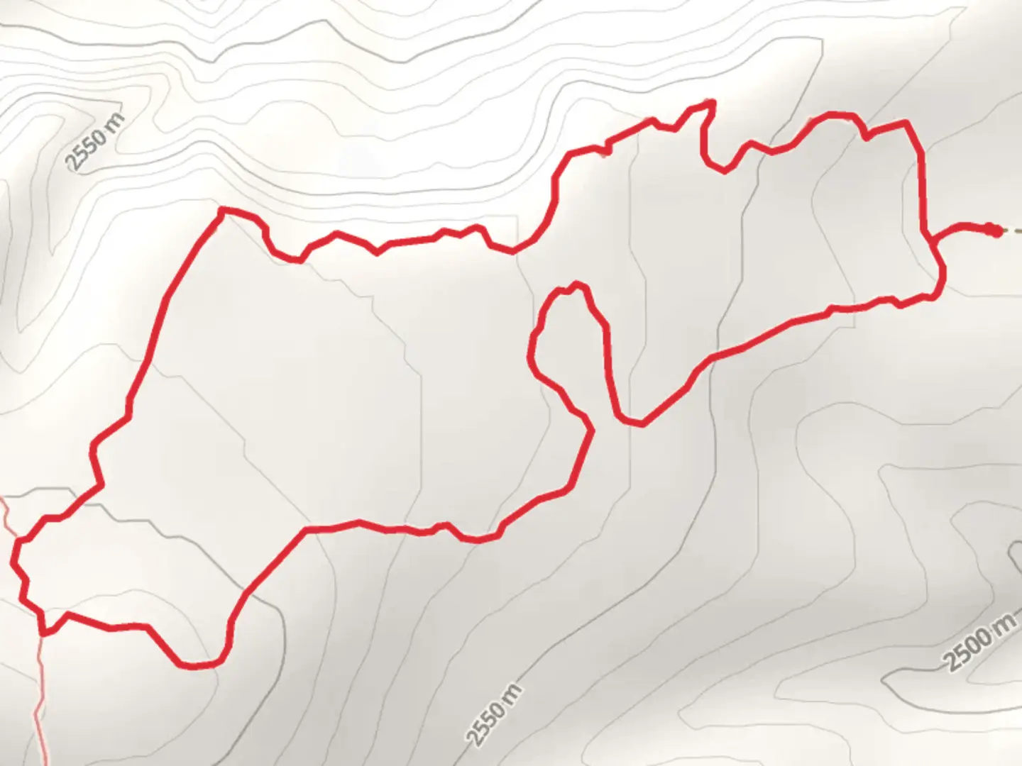 An image depicting the trail Saffel Short Loop Trail and its surrounding area.