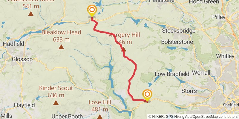 Wild Yorkshire Way stage 4 Map