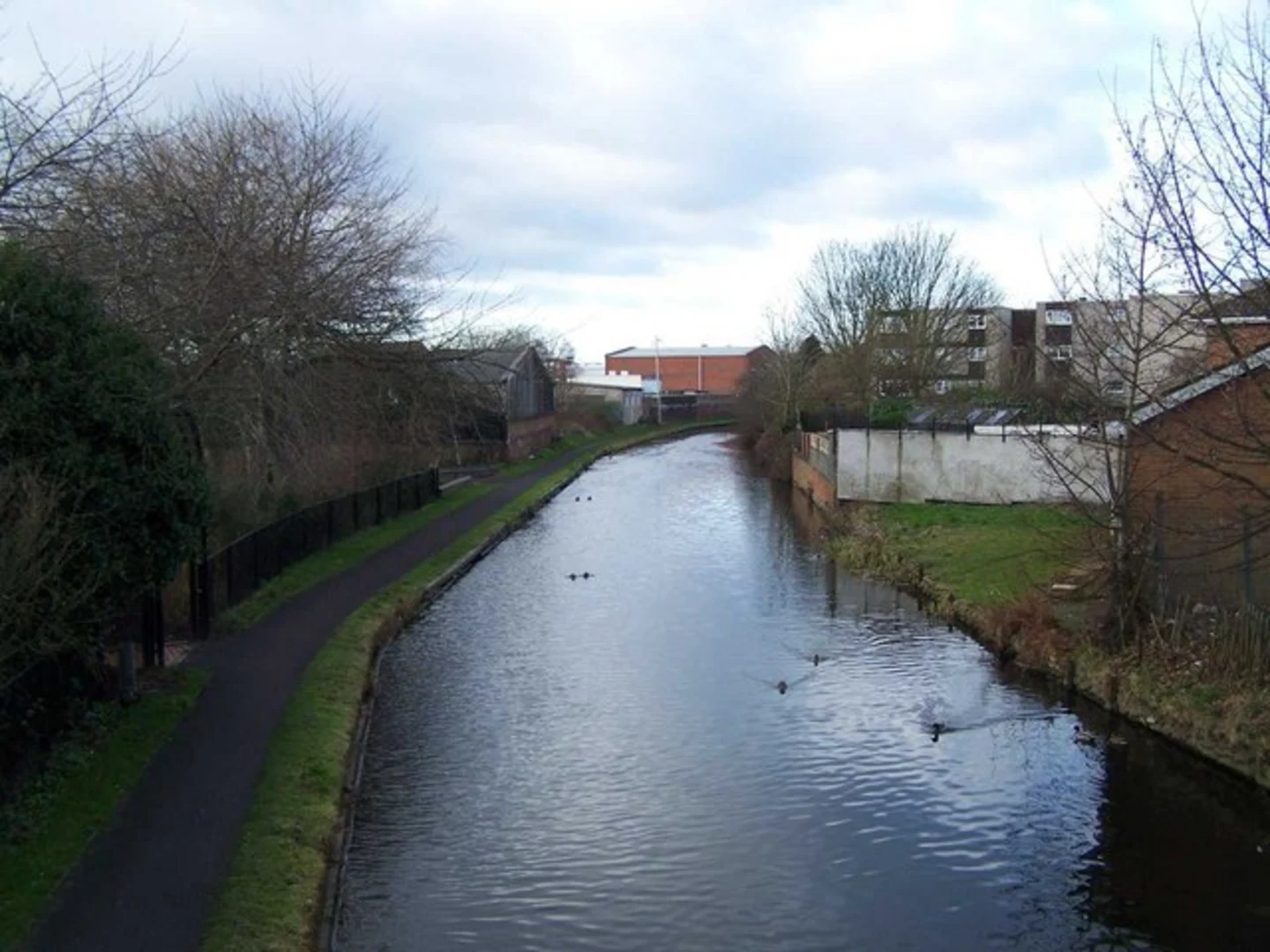 An image depicting the trail Wolverhampton to Oily Goughs Local Nature Reserve and its surrounding area.