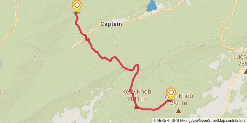 Appalachian Trail stage 70 Map