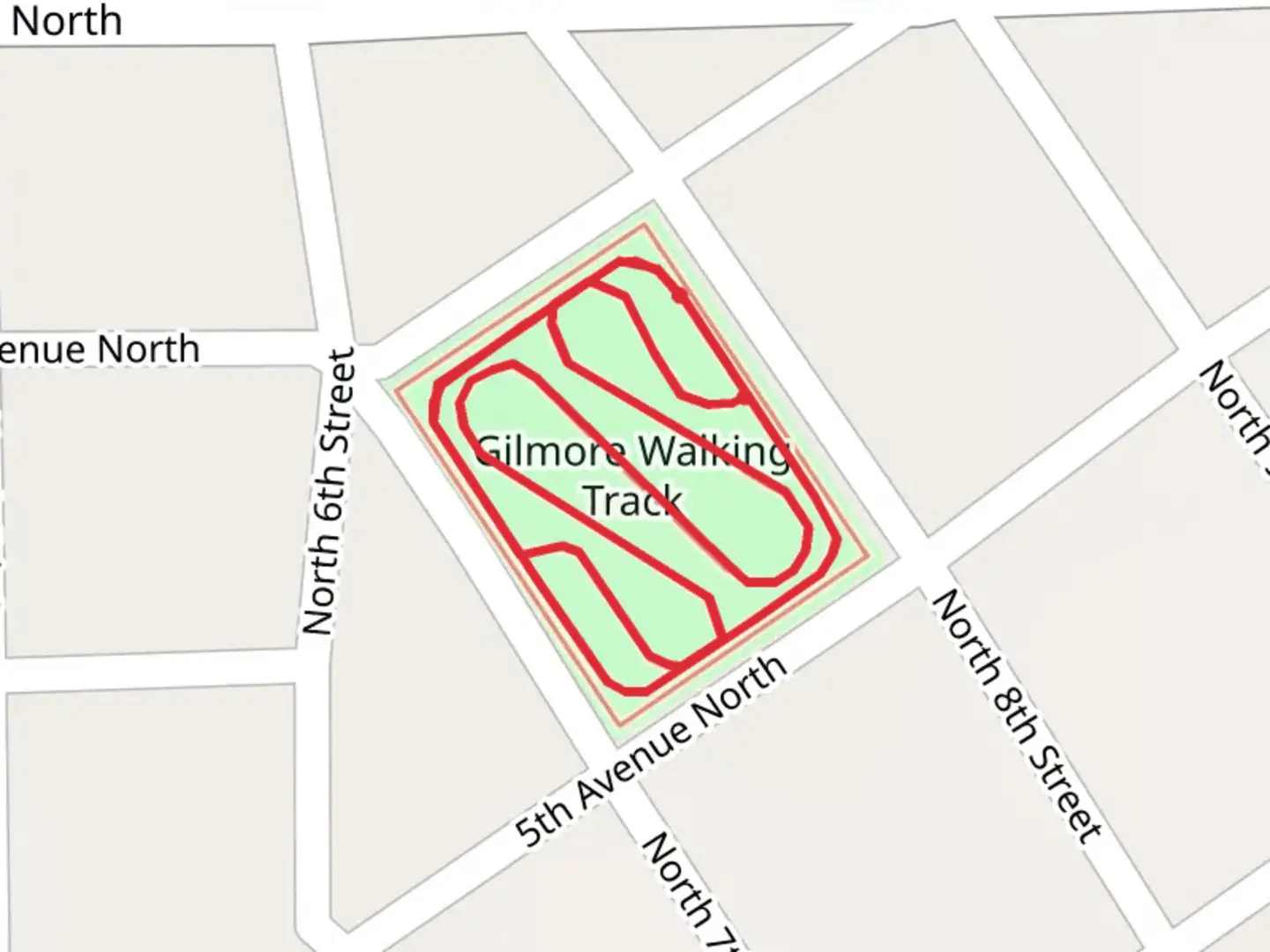 An image depicting the trail Gilmore Walking Track Loop and its surrounding area.